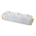 thumbnail image 1 of Platos divididos para servir aperitivos de frutos secos, caja de almacenamiento de alimentos, contenedor para frutos secos Claro, 1 of 8