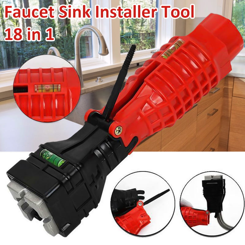 Details about   18 In 1 1*Multifunctional Faucet & Sink Installer 235mm Faucet And Sink 