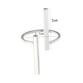 thumbnail image 4 of braveheart Couple Wedding Cuff Opening open ring Ring Punk Finger Loop Circle Woman Man Girls Lady Jewelry Anti-allergy, 4 of 6