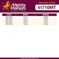 thumbnail image 2 of Metrix Premium Chassis Parts - Front Right Outer Tie Rod End Fits 04-06 Lexus ES330, 07-12 ES350, 05-12 Toyota Avalon, 04-11 Camry, 04-08 Solara, Replacement ES80602, Made in Europe, 2 of 6