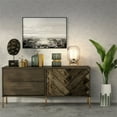 thumbnail image 6 of Evelyn&Zoe 15.38" Tall Table Lamp with Glass Shade in Brass/Clear Table Lamp Brass/Clear 15" Tall, 6 of 9