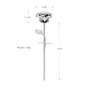 Rose Flower Keepsake Urn for Ashes Sympathy Gift Small Stainless Steel Urn Mini Cremation Urn Keepsake Rose for Sharing Human Ashes
