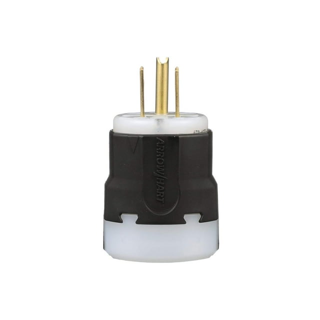 EATON AH5266 - Enchufe de flecha de cableado resistente a los impactos, 125 VC, 15 A, 2 P, 3 W, negr