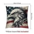 thumbnail image 4 of nygtbtfer US Flag Decorative Throw Pillow Cover on American Flag Couch Pillow Cover for Modern Simple Farmhouse Style Decor White, 4 of 7