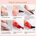 thumbnail image 5 of 2Pcs Fiber Extension Gel for Nail Strengthening & Repair - Nail Repair Gel Kit for Split & Broken Natural Nails, Easy Quick Fix for Home & Salon Use (1Pcs), Nail Polish Easter Moth Makeup Organizers, 5 of 9