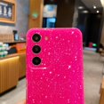 thumbnail image 4 of Cute Glitter Case for Samsung Galaxy S23 (6.1 inch), Neon Bright Sparkly Bling Silicone Phone Cover for Women Girls (Hot Pink), 4 of 7