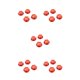 thumbnail image 1 of sweethay Paquete de 4 1/8 coches de control remoto tuercas de ruedas hexagonales tapa de montaje a prueba de polvo Kit de piezas de repuesto Type2 NO2, 1 of 6