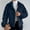 Dark Blue, variant on Aboser Womens Fuzzy Sherpa Jacket Coat Button Down Fleece Jackets Warm Long Sleeve Outerwear Trendy Lapel Cropped Coat Winter Thicken Jackets Dark Gray M