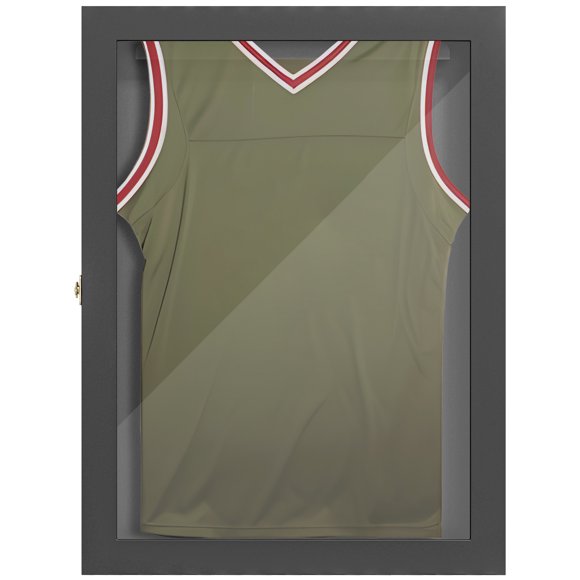 CoSoTower 28" x 35" Hockey Jersey Frame, Jersey Shadow Box for Basketball Football Baseball, Black