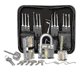 thumbnail image 1 of Lock Picking Kit, 25-piece Lock Picking Kit, Practice Tools With 3 Clear Locks_a Ll, 1 of 3