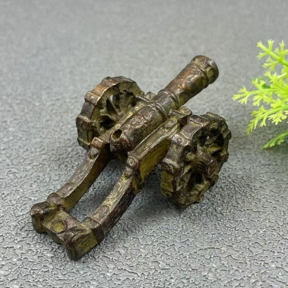 Antique Bronze Cannon Statue Collection Decorative Weapons Statue