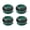 Green, variant on Universal Washing Machine Anti Vibration Feet Pad Rubber Leg Silent Skid Raiser Mat For Refrigerator Furniture Lifting Foot Base