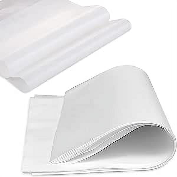 Papel Pergamino, 500 Hojas, Rectangular, Impermeable, Antigrasa, Antiadherente, 40 x 30 cm, Papel Pergamino para Pizza/Hamburguesa/Queso/Pastel/Carne