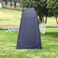 thumbnail image 2 of Outsunny Pop Up Shower Tent, Outdoor Privacy Changing Dressing Room, Black, 2 of 10