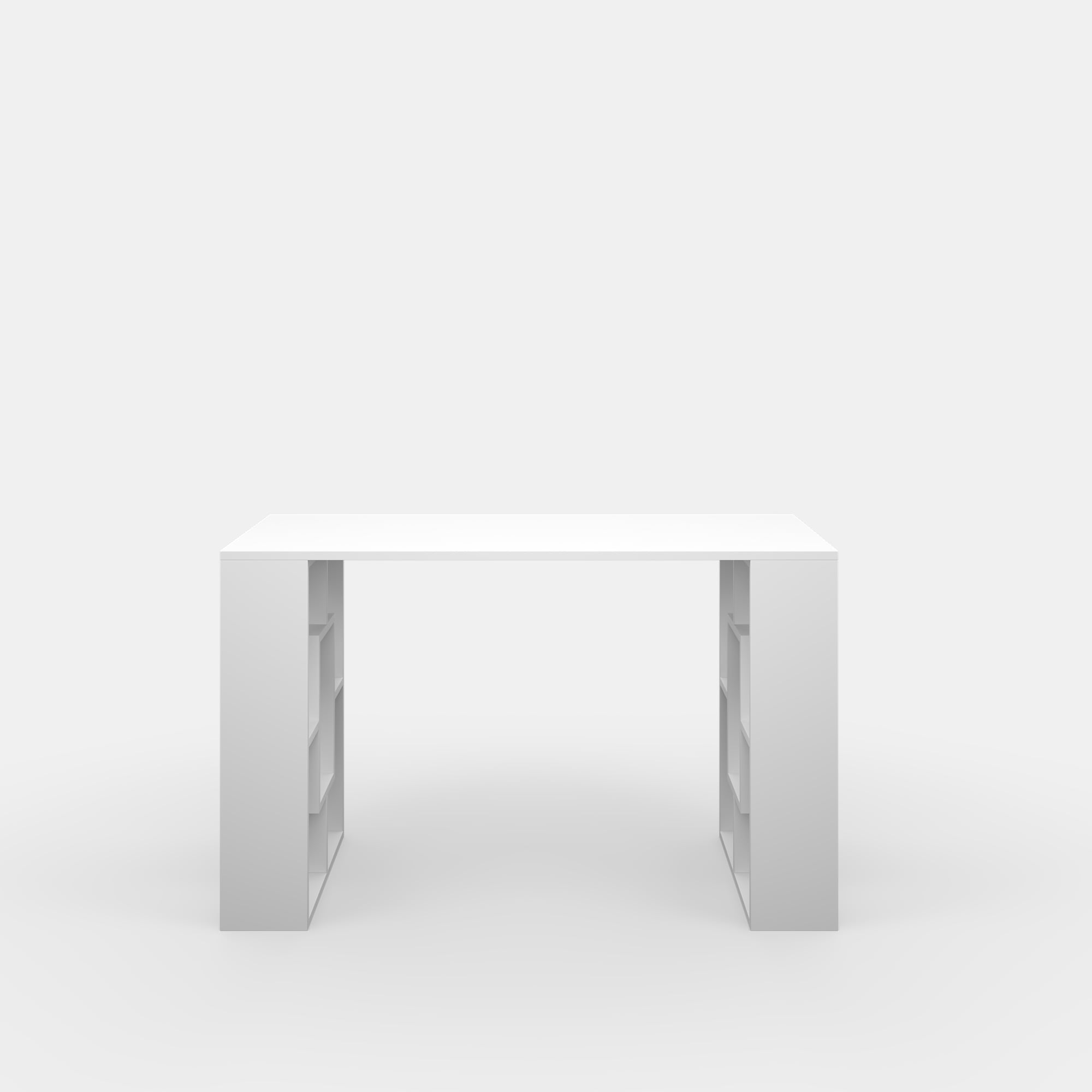 Ada Home Decor Furniture 2 Tier White Margate Modern Desk