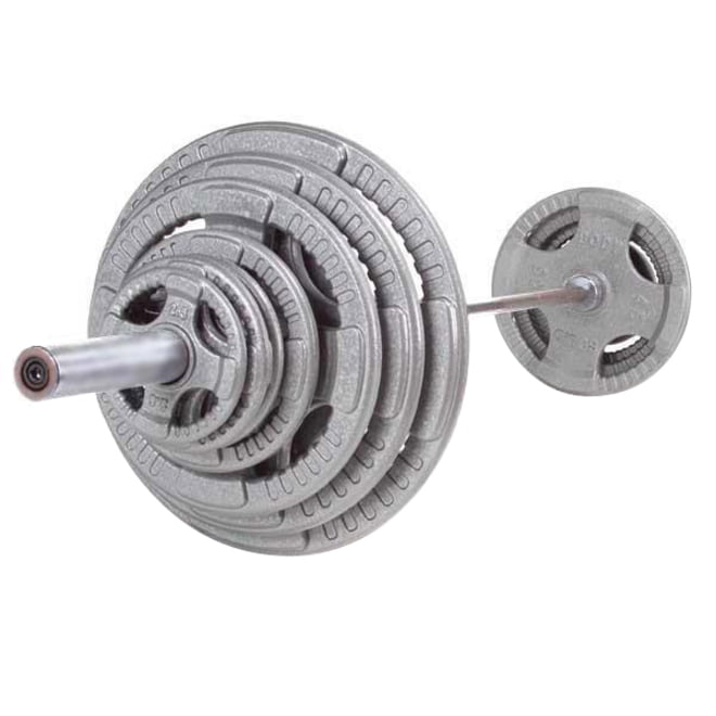 Body Solid Steel Grip Olympic Set Oly Plate 255 lb set - 255lbset