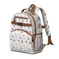 thumbnail image 2 of Baseball Uniform Pattern Backpack for School,Cute School Bag,Schoolbag with Adjustable Shoulder Straps & Padded Back,15.25"x11.5"x5.25", 2 of 5