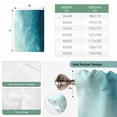 thumbnail image 6 of Blue Teal Ombre Balloon Curtains for Living Room/French Door, Coastal Beach Modern Abstract Art Tie Up Curtains 63 Inch Length Energy Saving Kitchen Curtains Shades for Windows 42"x63", 6 of 8