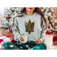 thumbnail image 4 of Cow Leopard Plaid Christmas Tree Sweatshirt, Christmas T Shirt, Holiday Shirt, Christmas Gift for Women, Holiday Sweater, Merry Shirt, 4 of 10