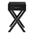 thumbnail image 3 of Design Sofa Side Table with X-Shape Drawer for Living Room Bedroom, 3 of 9