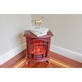 thumbnail image 3 of E-Flame USA Tahoe 24" LED Portable Freestanding Electric Fireplace - Rustic Red, 3 of 8