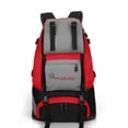 thumbnail image 2 of Men Outdoor 40L Hiking Backpack Sports Bag,Orange with Logo, 2 of 2