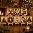 thumbnail image 3 of Christmas Pearl Art Diamond Painting Kit with Inner Frame for Adults & Beginners, 3D Holiday Gem Art Mosaic Craft, DIY Festive Home Wall Decor & Christmas Gift，Snowman, 3 of 11