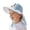 1-Blue1430, variant on Oiyii Toddler Boys Water‑Repellent Bucket Hats Crocodile Appliqué Hiking Sun Hats, Blue