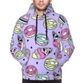 thumbnail image 4 of Hoodies for Men - Ice Cream Cartoon Print Long Sleeve Comfrt Men'S Fashion Hoodies & Sweatshirts, Sweatshirts for Men Hoodies Pullover Clothing Clothes with Pouch, 4 of 7