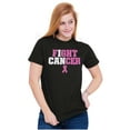 thumbnail image 5 of Breast Cancer I Can Fight Cancer Women's Graphic T Shirt Tees Brisco Brands S, 5 of 5