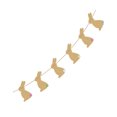 thumbnail image 4 of CIMAXIC Party 6pcs in 1 Set Easter Rabbit Design Bunting Banner Linen Garland Bunny Flag Party Supplies for Easter Party Decorations,5.91"X2.76"X0.04", 4 of 5