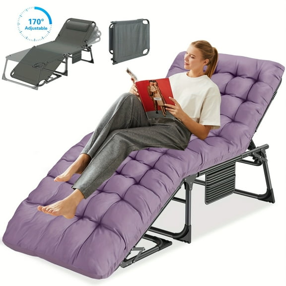 XXL Oversized 32" Extra Wide Camping Cot with Comfortable Mattress - Heavy Duty Folding Bed w/Carry Bag, Sturdy Steel Frame - Must-Have for Adults Home, Office, Outdoor Travel & Camping Adventures