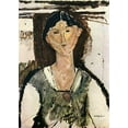 thumbnail image 2 of Modigliani, Amedeo 14x18 White Modern Wood Framed Museum Art Print Titled - Beatrice Hastings 1915, 2 of 4