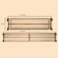 Fyeme 2Pcs Adjustable Drawer Dividers Organizer Expandable Drawer