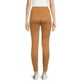 thumbnail image 2 of The Pioneer Woman Faux Suede Leggings, 27” Inseam, Sizes XS-XXL, Women’s, 2 of 5