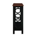 thumbnail image 5 of Convenience Concepts Omega Table Console, Fini Bois Cerisier et Noir, 5 of 5