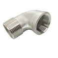 thumbnail image 4 of Conector de tubería LOZOME 1" NPT codo de 90° de acero inoxidable 304, 4 of 7