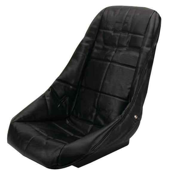 EMPI 62-2408 Poly Low Back Bucket Seat Cover, Black w/Square Pattern