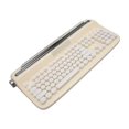 thumbnail image 1 of Clavier Machine à Écrire, Clavier Bluetooth5.0 104 Touches Style Rétro avec Support Intégré pour Multi-Appareils, Trois Appareils pour Téléphone Intelligent Tablette Ordinateur Portable, 1 of 8