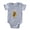 Heather Gray, variant on CafePress - Pomeranian Party - Cute Infant Baby Football Bodysuit