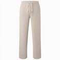 thumbnail image 5 of TOWED22 Boys' French Terry Open Bottom Sweatpants Sweats for School Kids Teens with Pockets,Khaki,11-12 Y, 5 of 5