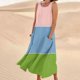 thumbnail image 5 of Vestido de Verano para las Mujeres sin Mangas Lino-Look Impreso Maxi, Suelto Fluido Y Vestido Sexy de Moda para las Mujeres, 5 of 5