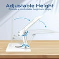 thumbnail image 4 of Couradric Aluminum Laptop Stand – 360° Rotating, Ergonomic Foldable, for 11-17.3",White, 4 of 7