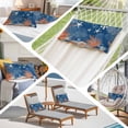 thumbnail image 6 of Orange Navy Blue Coral Throw Pillow Covers, Summer Beach Coastal Ocean Starfish Soft Breathable Pillow Cases with Zipper for Sleeping, Toddler Pillowcases for Couch Bed Sofa Chair 12x20 Inches, 6 of 9