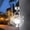 A, variant on Solar Powered Color Changing LED Wind Chime Light – Outdoor Waterproof Spinning Pendant Light for Courtyard Garden Villa Landscape Decoration
