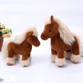 thumbnail image 2 of Muñecos de peluche de caballo de simulación de alta calidad de 25/30/40 cm, animales de peluche súper realistas, juguetes de poni, regalo de cumpleaños clásico, 2 of 5