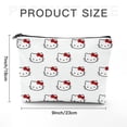 thumbnail image 5 of Hello x Kitty cute travel makeup bag, zipper makeup bag, suitable for all seasons, 5 of 5