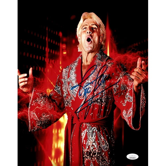 Ric Flair Autographed 11x14 Photo JSA 203595