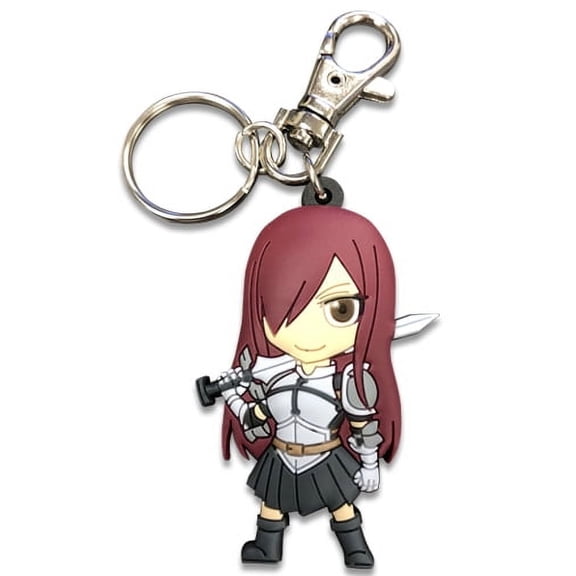 Fairy Tail S7- SD Erza Set 2 PVC Keychain