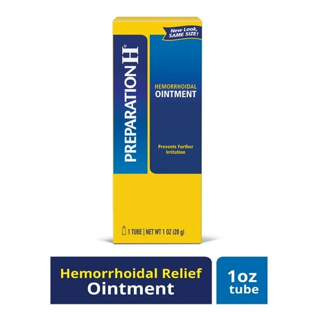 Preparation H Hemorrhoid Symptom Treatment Ointment, Itching, Burning and Discomfort Relief, Tube (1.0 (Best Thing For Itching)